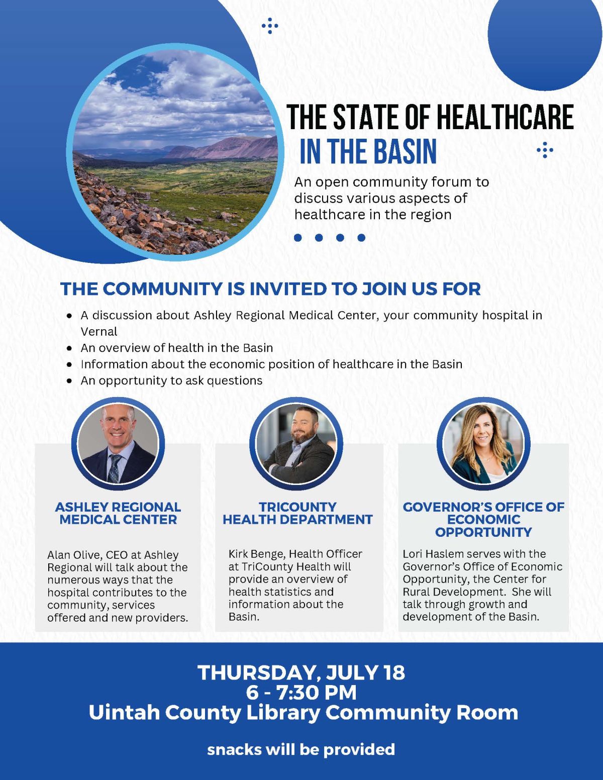 State of Healthcare in the Basin flyer